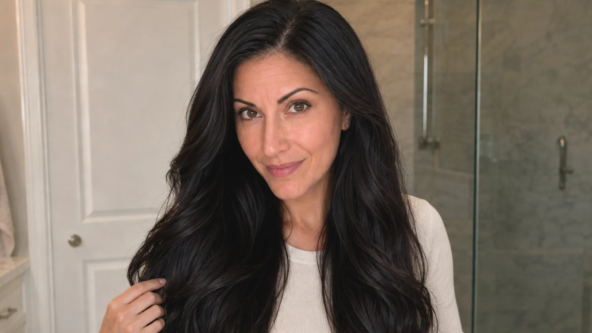 Diane later in the hair restoration timeline
